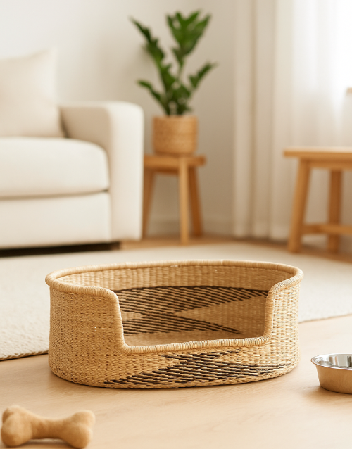 Frederick Woven Dog Bed