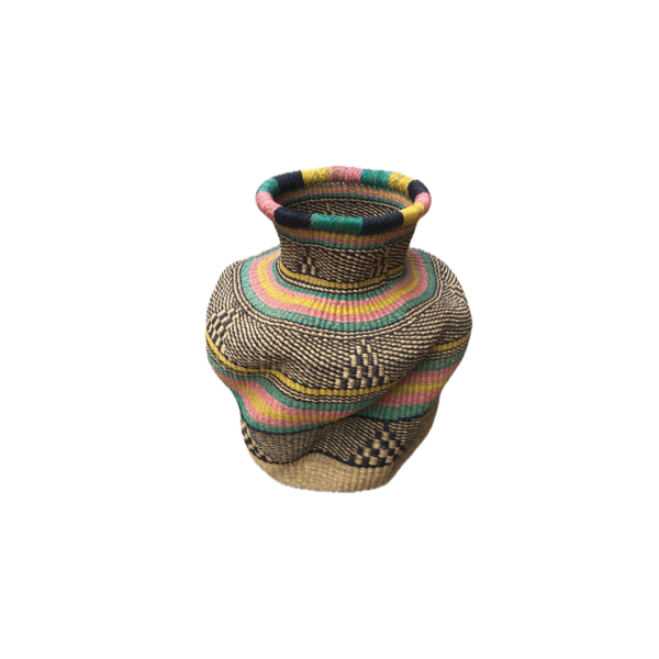 Bolga Flower Pot Basket - 14" Tall